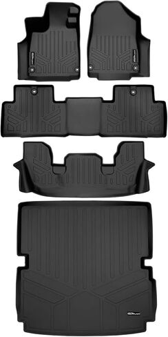 Smartliner Custom Fit Floor Mats 1st Row Liner Set for 2007-2013 Acura MDX in Kuwait