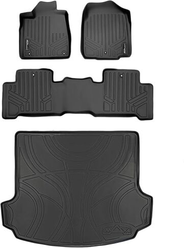 Smartliner Custom Fit Floor Mats 1st Row Liner Set for 2007-2013 Acura MDX in Kuwait