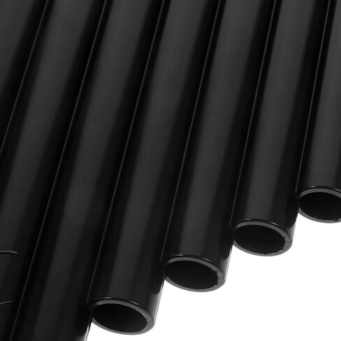 ULTECHNOVO Professional 18-pipe C Key Pan Flute آلة موسيقية محمولة للمبتدئين والطلاب باللون الأسود in Kuwait