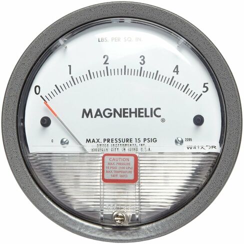Dwyer Magnehelic Pressure Gauge, 0 to 5 psi in Saudi Arabia