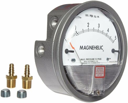 Dwyer Magnehelic Pressure Gauge, 0 to 5 psi in Saudi Arabia