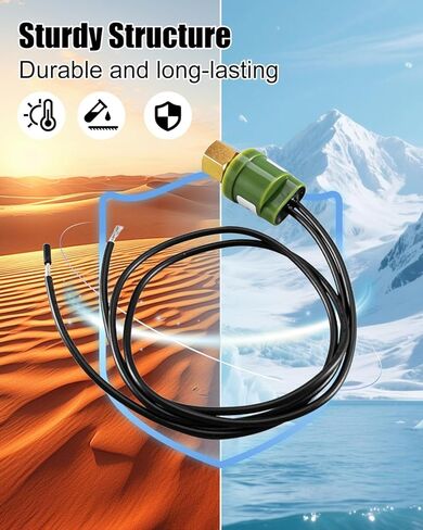 Dual Pressure Control Switch Replace SHP550450 Compatible with Compressors and High-Pressure Systems, A/C Pressure Sensor Switch for Most HVAC Freezer Cold Storage Systems Open 450 PSI, Close 550 PSI in Saudi Arabia