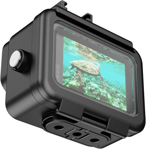 Searogs الألومنيوم غطاء مقاوم للماء ل GoPro 13/12/11/10/9 ، 200 متر تحت الماء حافظة كاميرا التصوير الفوتوغرافي-بندقية اللون in Kuwait