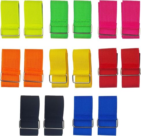 4/8/16/32 حزمة من 3 أربطة سباق ذات أرجل ملونة وثابتة مرنة للمتعة في الهواء الطلق in Kuwait