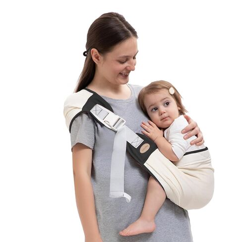 Baby Carrier Newborn to Toddler, Baby Sling Carrier, Toddler Carrier 25-60 lbs with Adjustable Straps, Soft Padded Edges, Lightweight and Travel-Friendly Newborn Baby Carrier in Saudi Arabia
