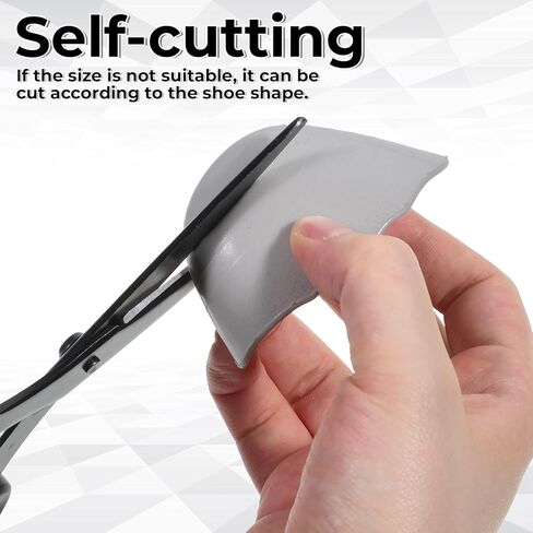 6 Pcs Shoe Filler for Too Big Shoe Filler Inserts Shoes Toe Cushion Fillers Make Shoes Fit Toe Fillers Cushion Inserts for Casual Sports High Heels Boots (Grey 3 Size) in Saudi Arabia