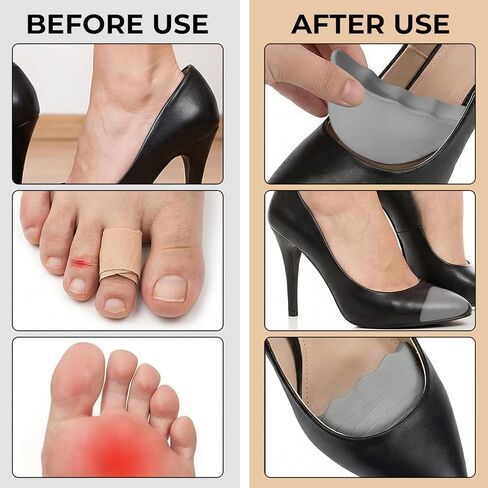 6 Pcs Shoe Filler for Too Big Shoe Filler Inserts Shoes Toe Cushion Fillers Make Shoes Fit Toe Fillers Cushion Inserts for Casual Sports High Heels Boots (Grey 3 Size) in Saudi Arabia