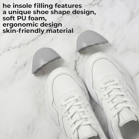6 Pcs Shoe Filler for Too Big Shoe Filler Inserts Shoes Toe Cushion Fillers Make Shoes Fit Toe Fillers Cushion Inserts for Casual Sports High Heels Boots (Grey 3 Size) in Saudi Arabia
