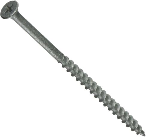 مسامير سطح مجلفنة من Hillman 47697، #10 × 3-3/4 بوصة محرك فيليبس، مسامير خشبية خارجية مقاومة للتآكل للخشب المعالج بالضغط، متوافق مع ACQ CA CCA، 275 حزمة in Kuwait