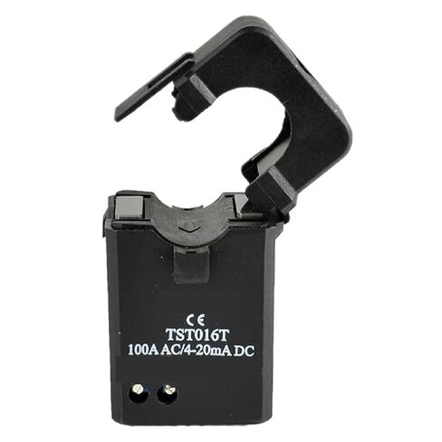 TST016T Split Core Current Transducer, 100A AC Input, 4-20mA DC Output, 24V Supply, 1% Precision, CE Certified (50A-4-20MA 24V) in Saudi Arabia