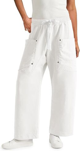 سروال نسائي واسع الساق من Aoysky بنطال رياضي برباط وخصر مرن للمشي لمسافات طويلة وتمارين رياضية فضفاضة in Kuwait