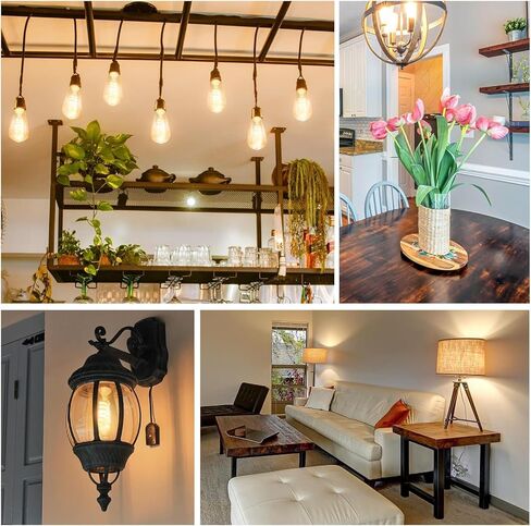 لمبة الإضاءة المتوهجة الواضحة A19، مصابيح الإضاءة المتوهجة 100 وات، مصابيح A19 100وات، 2700 كلفن أبيض ناعم، قاعدة متوسطة E26، 110-130 فولت (عبوتان) in Kuwait