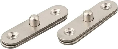 Hinge Rotating Internal Door Wooden 360 Degree Accessories Hardware Pivot Stainless Steel 2pcs in Saudi Arabia