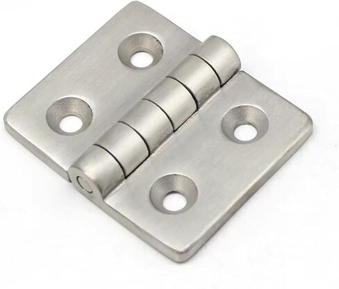 304 Stainless Steel Heavy-Duty Hinge 6-Section Bearing Thickened and Foldable Design Suitable 1Pcs(71x60x5mm) in Saudi Arabia