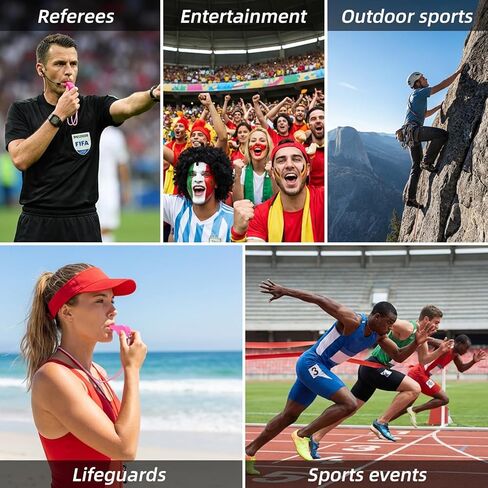 2 Pack Loud Sports Whistle With Lanyard, High-Pitched Pink Plastic Coach Safety Whistle, Clear Crisp Referee Whistles for Referee Coaches, Dog Training, Outdoor Activities, and Party Favors in Saudi Arabia