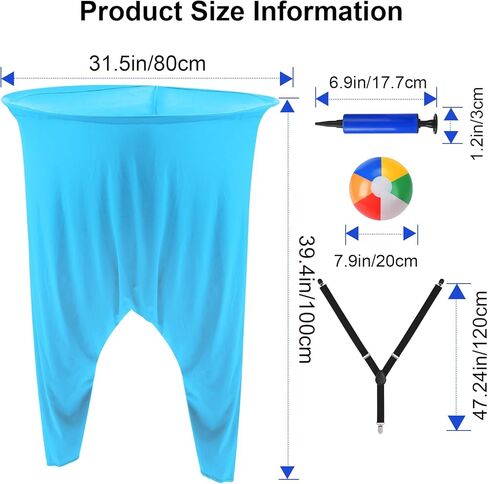 مجموعة ألعاب عيد الفصح المكونة من 17 قطعة من Granny Pants Yard، 2 سراويل الجدة كبيرة الحجم وألعاب خارجية 10 كرات نطاطة، 2 مضخة هواء، ألعاب الرمي في الهواء الطلق للبالغين والمراهقين والحفلات في الفناء الخلفي في الحديقة ولم شمل الأسرة in Kuwait