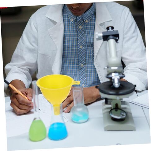 Cabilock 15pcs Plastic Funnel Diameter Laboratory Funnel Experiment Multipurpose Kitchen Set in Saudi Arabia