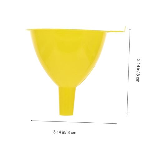 Cabilock 15pcs Plastic Funnel Diameter Laboratory Funnel Experiment Multipurpose Kitchen Set in Saudi Arabia