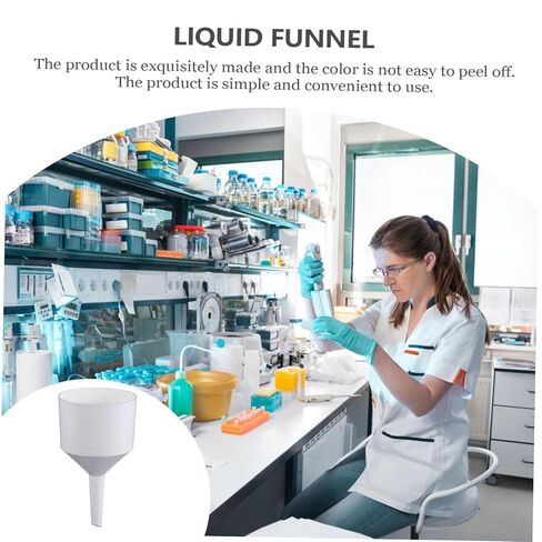 Alipis Plastic Funnel Paper Filter Funnel Wide Mouth for Chemistry Pharma School Labs in Saudi Arabia