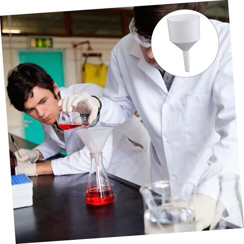 Alipis Plastic Funnel Paper Filter Funnel Wide Mouth for Chemistry Pharma School Labs in Saudi Arabia