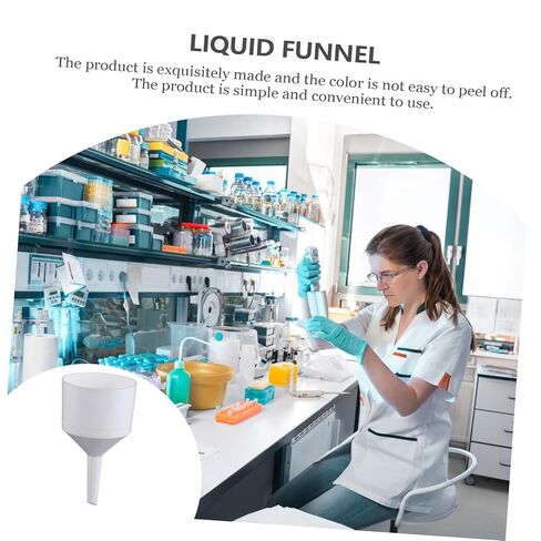 Plastic Filter Paper Funnel Wide Mouth Funnel for Canning Scientific Purposes in Saudi Arabia