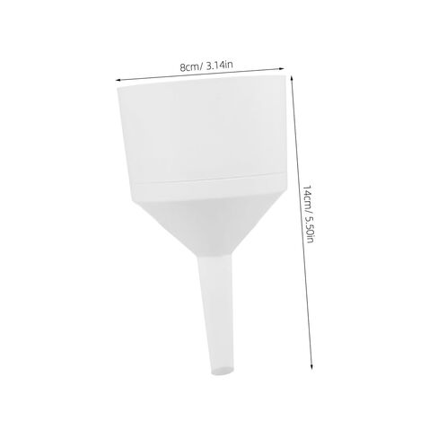 Zerodeko Water Bottle Funnel Filling Bottles Kitchen Funnel Plastic Construction Efficient Filtration Easy Cleaning in Saudi Arabia