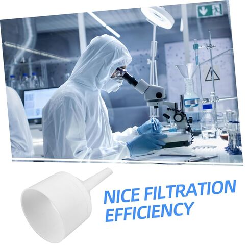 Zerodeko Water Bottle Funnel Filling Bottles Kitchen Funnel Plastic Construction Efficient Filtration Easy Cleaning in Saudi Arabia