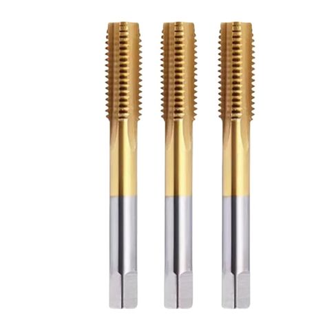 1 قطعة HSS القصدير المغلفة مستقيم مخدد الصنابير الناي M2-M22 آلة صنبور لولبي (مدبب ، M18x2.5) in Kuwait