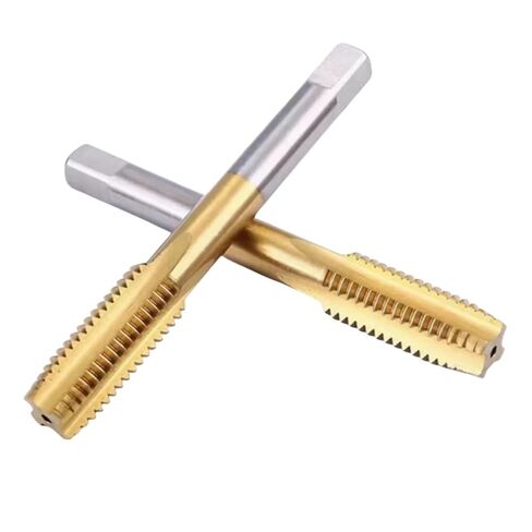 1 قطعة HSS القصدير المغلفة مستقيم مخدد الصنابير الناي M2-M22 آلة صنبور لولبي (مدبب ، M18x2.5) in Kuwait