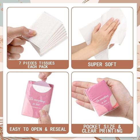 TaoBary 120 Pack Christian Travel Pocket Tissues 3 Ply Bible Verse Inspirational Gifts Cna Week Gift Bulk Facial Tissues Individual Pack with Motivational Quotes for Wedding Church in Kuwait