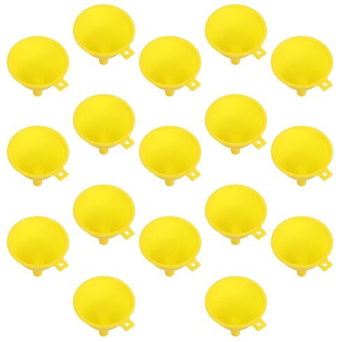 DOITOOL 20pcs 6.5cm Plastic Mini Funnels for Laboratory and Kitchen Use, Small Funnel Set for Liquid Transfer, Essential Oil Bottles, and Scientific Experiments in Saudi Arabia