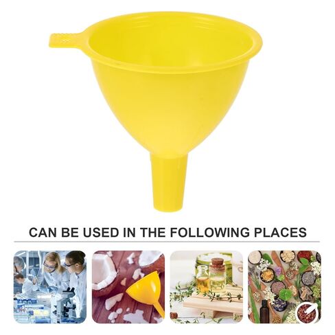 DOITOOL 20pcs 6.5cm Plastic Mini Funnels for Laboratory and Kitchen Use, Small Funnel Set for Liquid Transfer, Essential Oil Bottles, and Scientific Experiments in Saudi Arabia