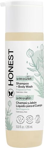 شامبو التنظيف 2 في 1 من The Honest Company + غسول الجسم، لطيف بما فيه الكفاية للأطفال، تم اختباره من قبل أطباء الجلدية، خالٍ من مسببات الدموع، لا يسبب الحساسية، كريم ديزني ميكي ماوس المريح الحلو، 10 أونصة سائلة in Saudi Arabia