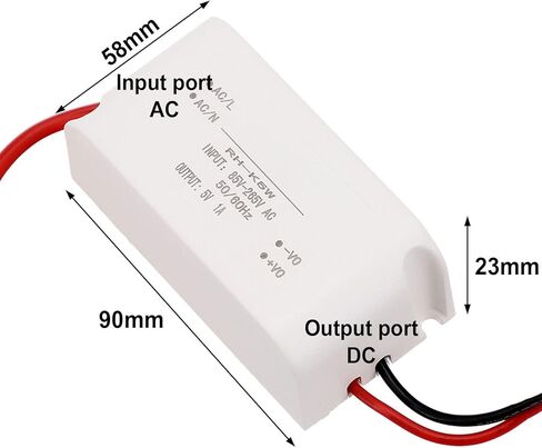AC-DC Power Supply Module 85-265V Input Converts 220V to 5V DC 1A 5W Voltage Regulator with Overload Short Circuit Protection in Saudi Arabia