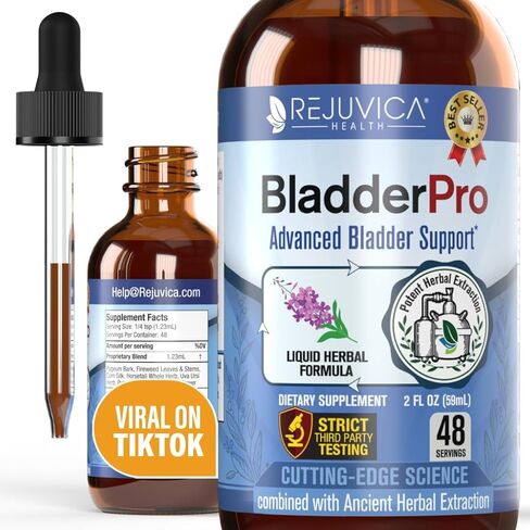 Rejuvica Health BladderPro للرجال والنساء - مكمل لدعم المثانة - توصيل السوائل لامتصاص أفضل - بذور اليقطين، Uva Ursi، Goldenrod والمزيد in Saudi Arabia