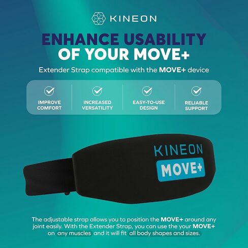 Kineon Move+ Extender Strap - Pair with the MOVE+ LED Device - Enhanced Compatibility - Portable Design - Seamless Integration - For Extra Circumference - Ideal for the Back, Hip or Stomach in Saudi Arabia