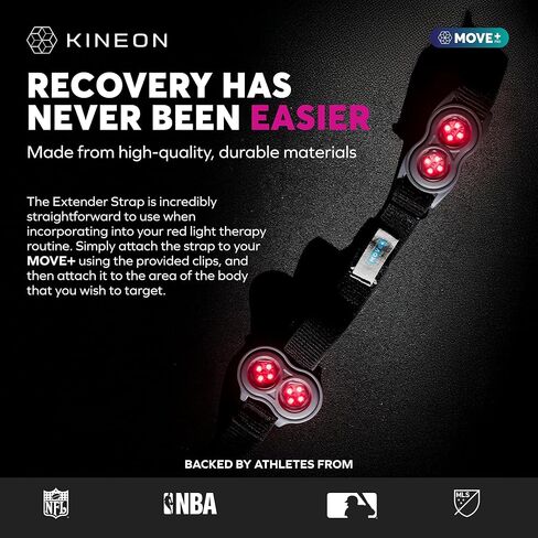 Kineon Move+ Extender Strap - Pair with the MOVE+ LED Device - Enhanced Compatibility - Portable Design - Seamless Integration - For Extra Circumference - Ideal for the Back, Hip or Stomach in Saudi Arabia