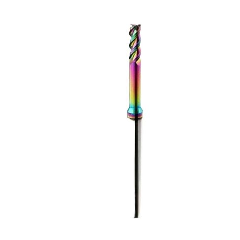 Hrc60 2/3/4 Flute Tungsten Carbide End Mill Milling 1mm 1.5mm 2mm 2.5mm 3.0mm(HRC55 2Flutes,D1.5-L8.0-H04) in Saudi Arabia