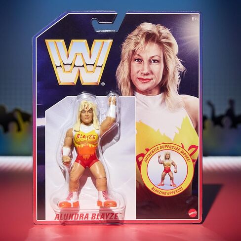 WWE Retro Action Figure 4-Pack Bundle Including British Bulldog, Shawn Michaels, Alundra Blayze, & Isaac Yankem in Saudi Arabia