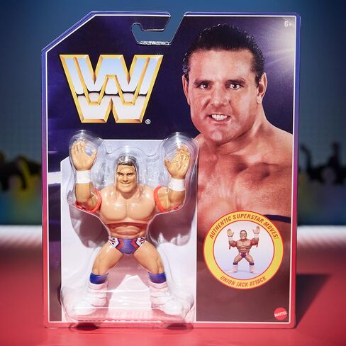 WWE Retro Action Figure 4-Pack Bundle Including British Bulldog, Shawn Michaels, Alundra Blayze, & Isaac Yankem in Saudi Arabia