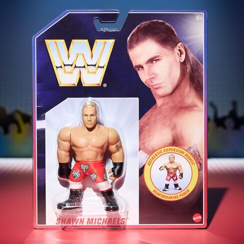 WWE Retro Action Figure 4-Pack Bundle Including British Bulldog, Shawn Michaels, Alundra Blayze, & Isaac Yankem in Saudi Arabia