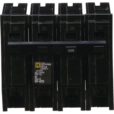 HOM2200 حالة مصبوبة 200A 240V قاطع الدائرة 2Pole HOMELINE HOM قاطع الدائرة in Kuwait