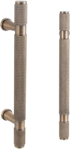 خزانة متقاطعة من النحاس الصلب بمقبض على شكل حرف T وسحب درج باب عتيق قطعة واحدة (8822-76) in Kuwait