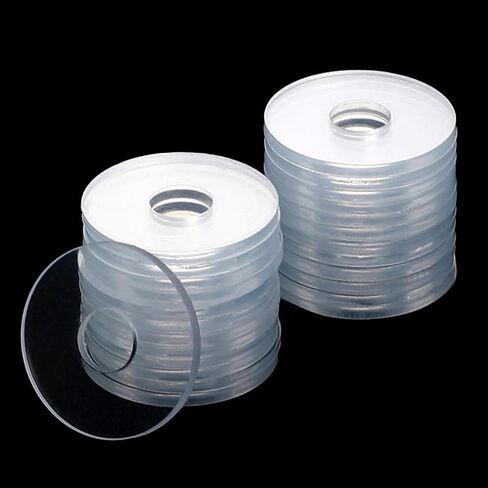 50 قطعة من غسالات PVC الشفافة للبراغي مقاس 3/4 بوصة، حشية غسالة مسطحة بديلة من الفينيل، فواصل بلاستيكية شفافة لمقابض أبواب الدش الزجاجية in Kuwait