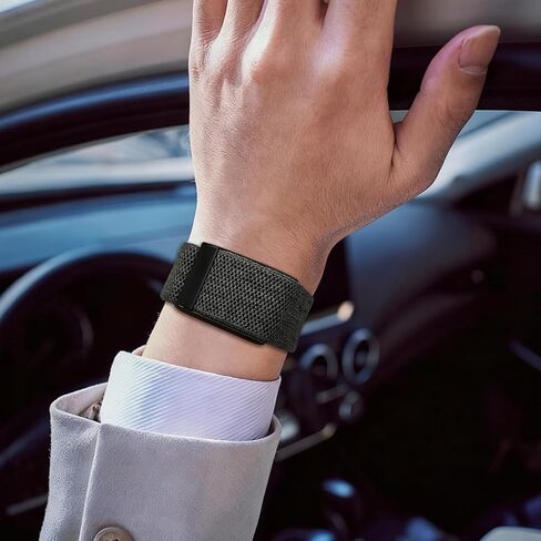 شريط نايلون لـ Whoop-5.0 One/Peak/MG/Life Band - أشرطة بديلة قابلة للتنفس قابلة للتعديل لـ Whoop 5.0، الرجال والنساء (ليس لـ Whoop 4.0) in Kuwait