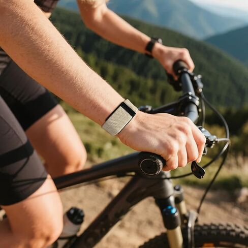 شريط نايلون لـ Whoop-5.0 One/Peak/MG/Life Band - أشرطة بديلة قابلة للتنفس قابلة للتعديل لـ Whoop 5.0، الرجال والنساء (ليس لـ Whoop 4.0) in Kuwait