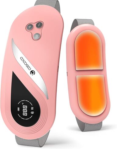 2026 Upgraded Heating Pad for Period Cramps, FSA Eligible Fast Heating Pad with 2X Larger Heating Areas, CooCoCo Cordless Waist Belt for Menstrual Cramp Relief in Saudi Arabia