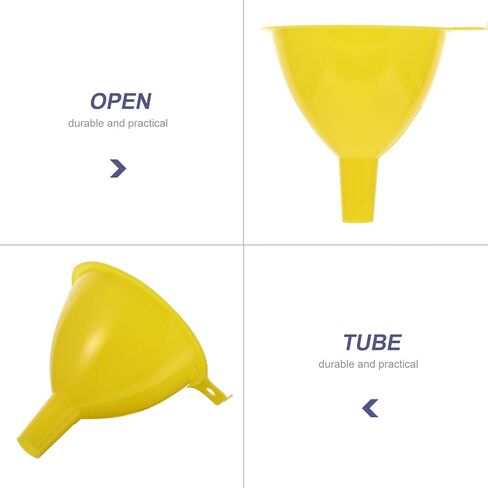 Didiseaon 10pcs Plastic Lab Funnels 60mm Diameter Wide Mouth Filling Funnels for Chemical Experiments and Liquid Transfer Small Useful for Laboratory and Kitchen Use in Saudi Arabia