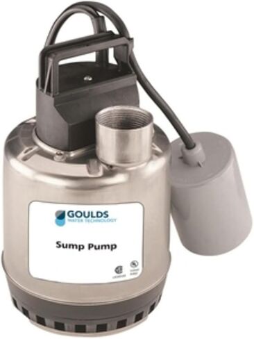 Goulds LSP0311 Submersible Sump Pump, 1/3 HP, 115 V, 2.9 Amps, 1 PH, Plug/No Switch in Kuwait