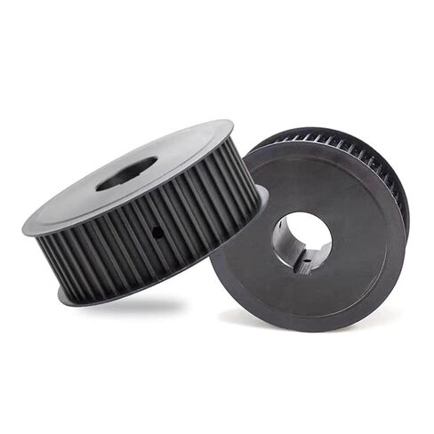 Timing Pulley HTD 8M-10Teeth 45# Steel 8M Bore 6-15mm Belt Width 25/30mm 1Pcs(12mm Keyway 4x1.8mm,27mm (for Belt 25mm)) in Saudi Arabia